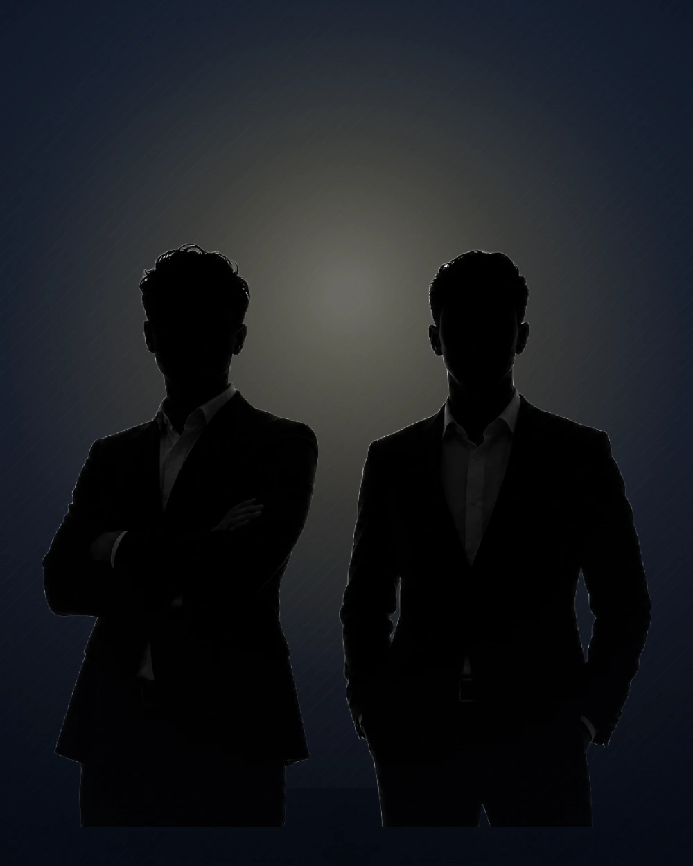 The two founders of Wedsite Studios
